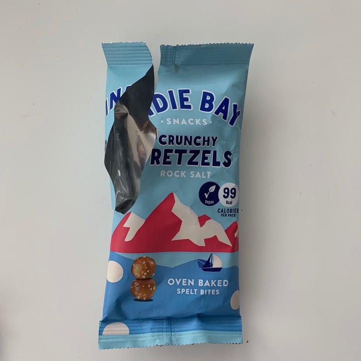 photo of Indie Bay Snacks Crunchy Pretzels shared by @veganfaeriee on  29 Mar 2020 - review