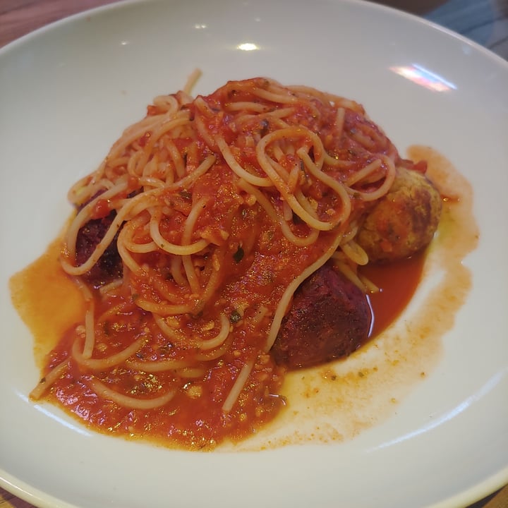 photo of Real Food Vegetable Balls Pasta shared by @vegananu on  07 Sep 2020 - review