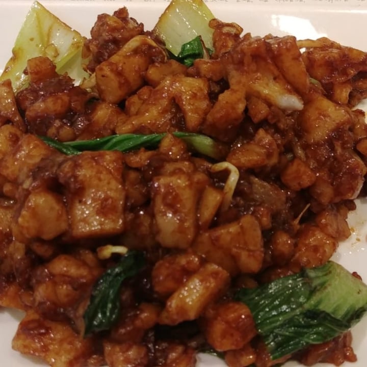 photo of Vegetarian Express Cafe Fried carrot cake shared by @mushroomtarian on  20 Mar 2021 - review