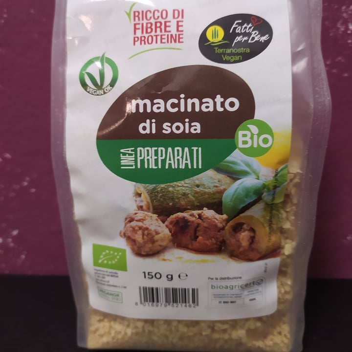 review photo of Terranostra Vegan Macinato di Soia Biologico shared by @aliceabracadabra on 03 Apr 2022 - review