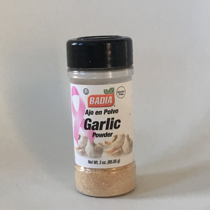 photo of Badia Garlic powder shared by @groundturmeric on  30 Sep 2021 - review
