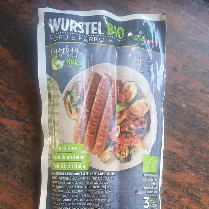 photo of Vegamo Wurstel Bio di Tofu E Farro shared by @manuela78 on  13 Mar 2022 - review