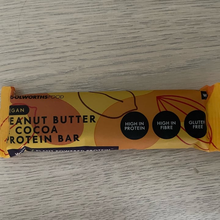 photo of Woolworths Food Peanut Butter & Cocoa Protein Bar shared by @thehumblechickpea on  10 Mar 2022 - review