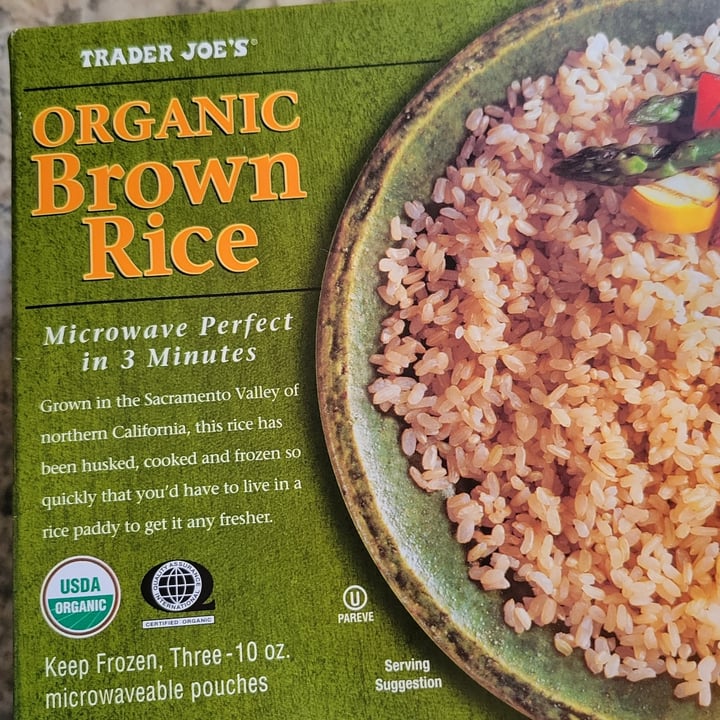 photo of Trader Joe's Organic Brown Rice shared by @cathyprzel on  27 Feb 2022 - review