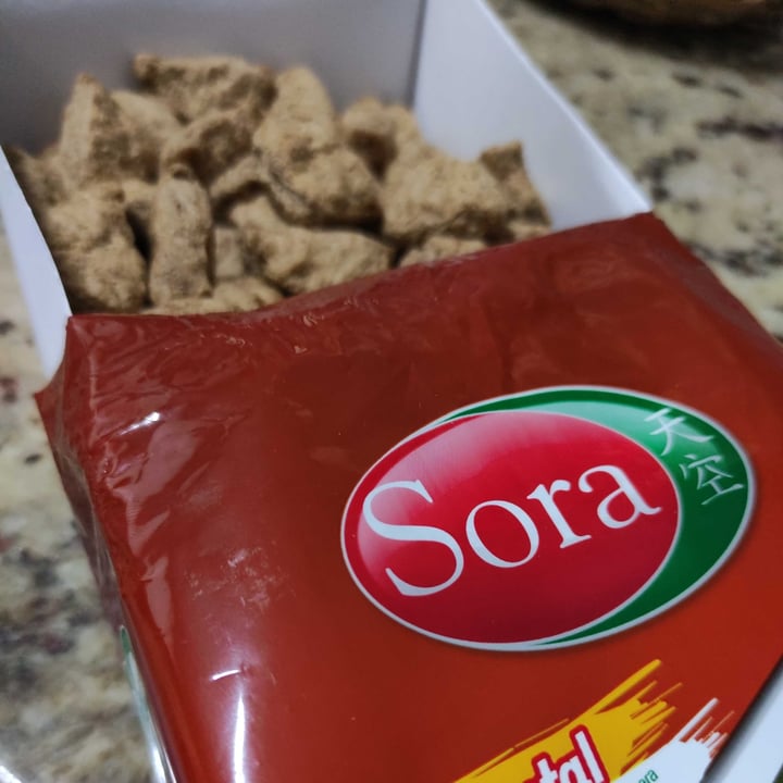 photo of Sora Proteina texturizada de soja, fatia vegetal multigrãos 125g shared by @andreamenasc on  04 May 2022 - review