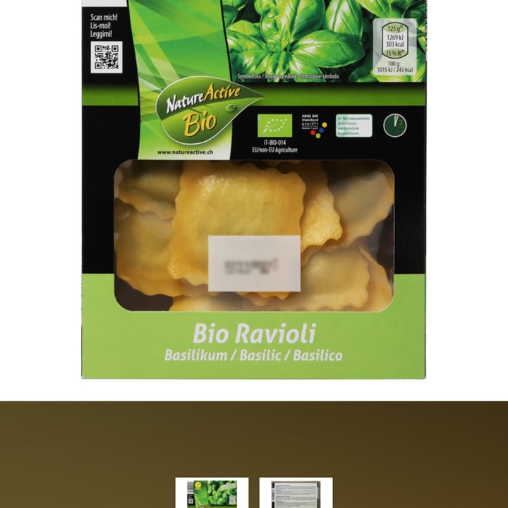 review photo of Aldi - Nature active bio tortelloni al basilico shared by @maragervasoni on 09 May 2022 - review