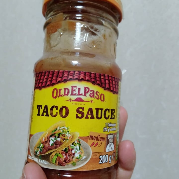 photo of Old El Paso Taco sauce shared by @veganmolly on  25 Dec 2021 - review