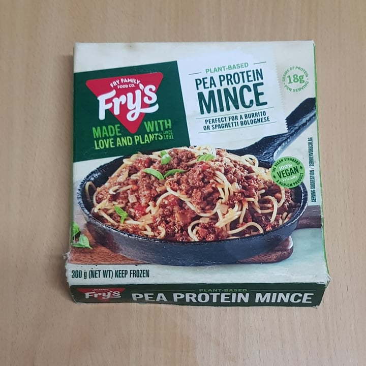 photo of Fry's Family Food Pea Protein Mince shared by @terrirex on  09 Dec 2021 - review