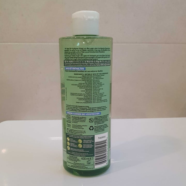 photo of Garnier Bio Acqua micellare fiordaliso lenitivo shared by @saiveg on  11 Jun 2022 - review