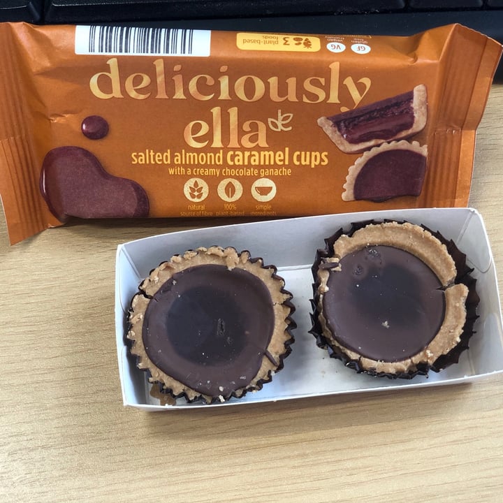 photo of Deliciously Ella Salted Almond Caramel Cups shared by @forkmethatsvegan on  09 Sep 2021 - review
