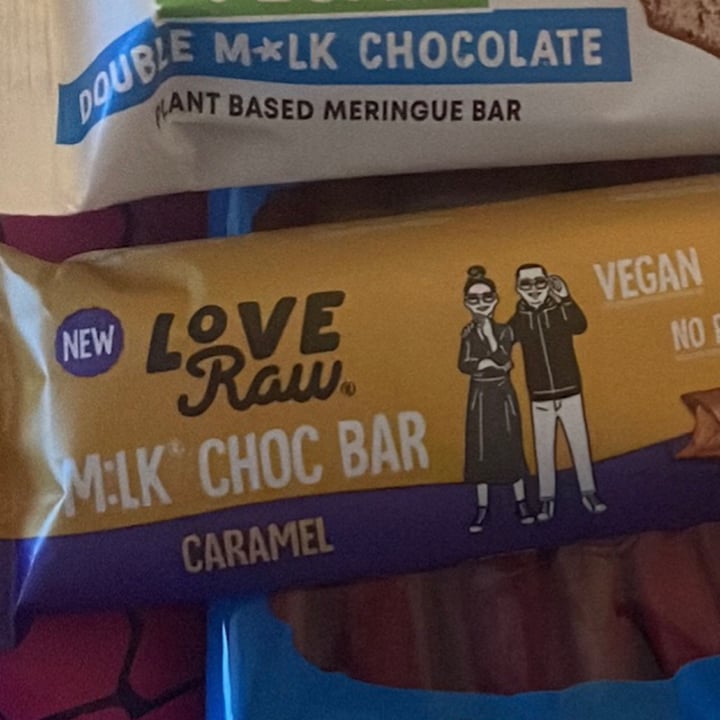 photo of LoveRaw Milk Choc Bar Caramel shared by @katmarievegan on  12 Nov 2022 - review