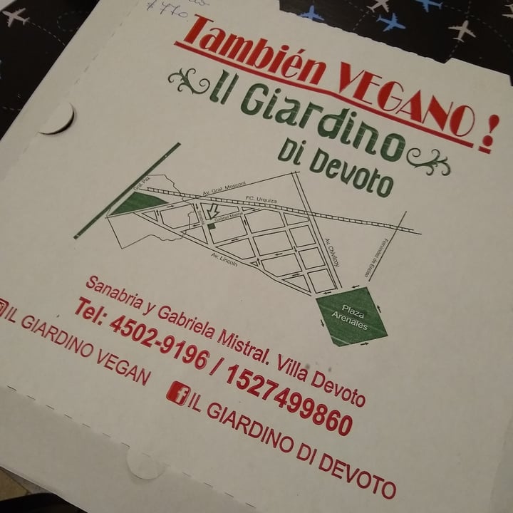 photo of Pizzas y Empanadas IL Giardino De Devoto Pizza Capresse shared by @fabuchi on  23 Mar 2021 - review