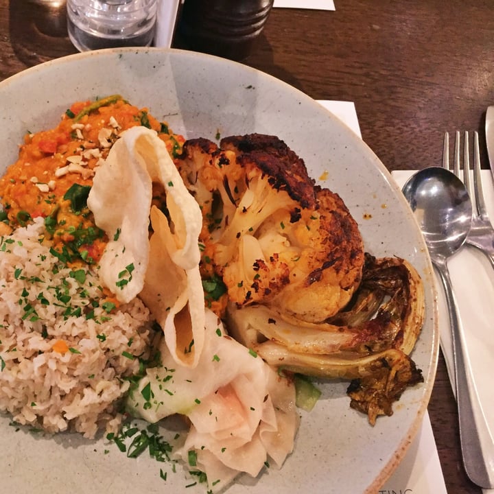 photo of Market Lane Spiced Roast Cauliflower, Red Lentil, Cashew And Spinach Dhal shared by @missxxmel on  17 Nov 2019 - review