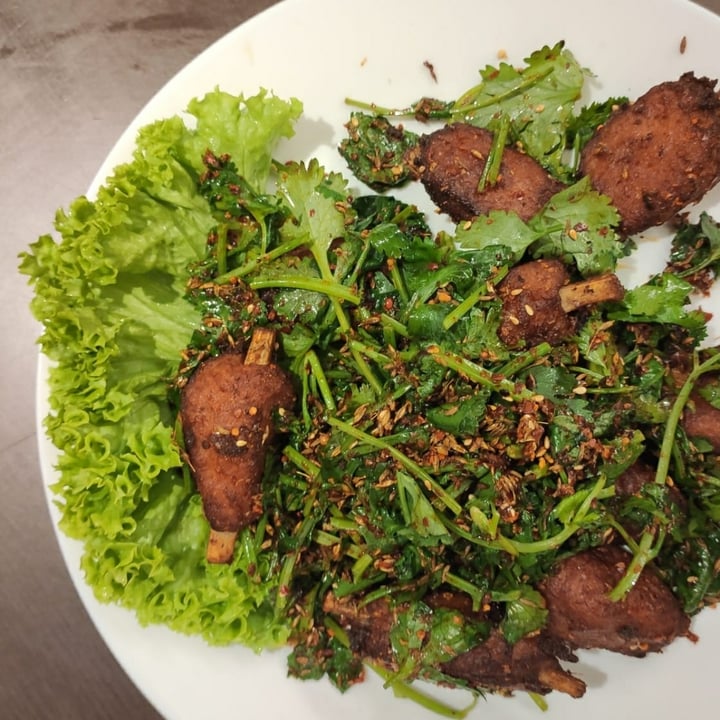 photo of Green on Earth Vegetarian Cafe Cumin Pork Chop shared by @kaytee on  09 Aug 2020 - review