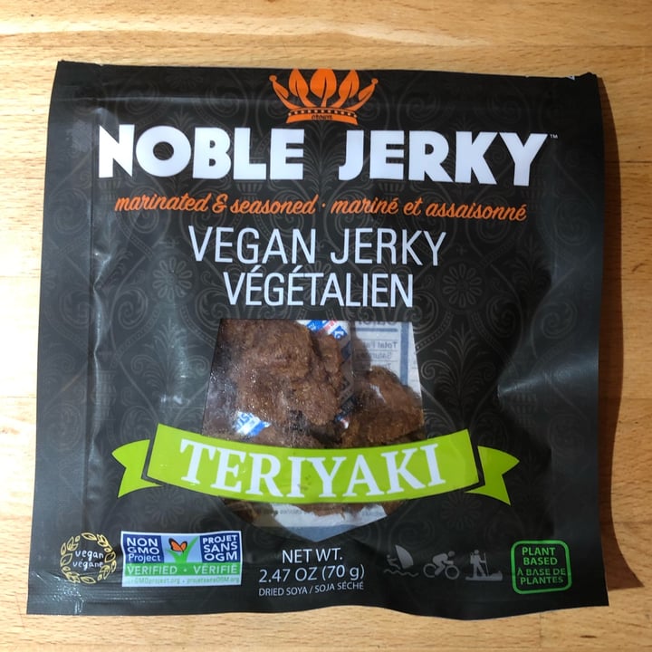 photo of Noble Jerky Vegan Jerky Teriyaki shared by @ethicalehme on  29 Dec 2021 - review