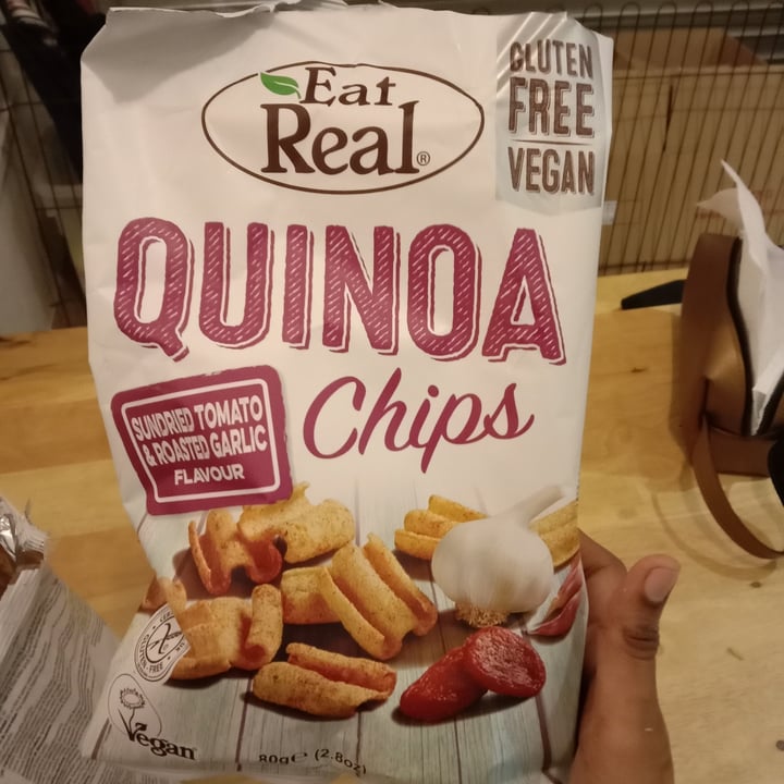 photo of Eat Real Eat real quinoa chips sun dried tomato & roasted garlic flavour shared by @rajesv on  09 Mar 2022 - review