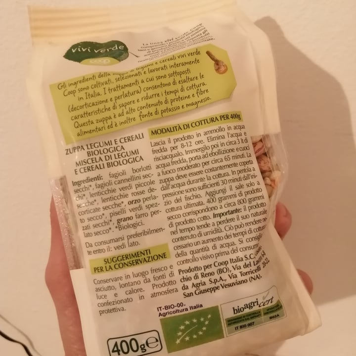 photo of Vivi Verde Coop Zuppa Legumi E Cereali shared by @mlizard on  29 Oct 2021 - review