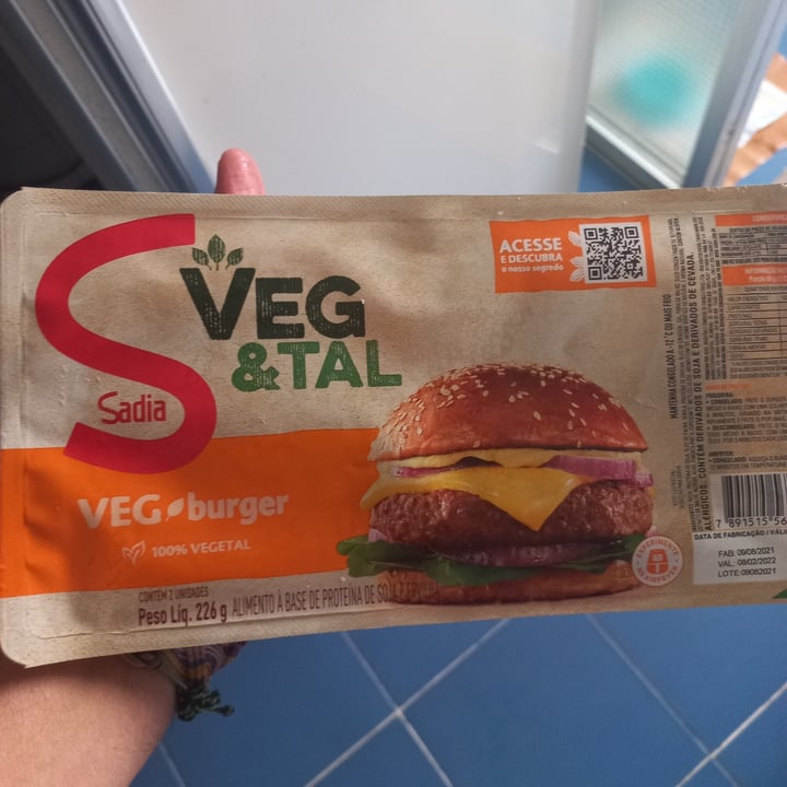 photo of Sadia Veg Burger - Veg & Tal shared by @binhoqueiroz on  07 Feb 2022 - review