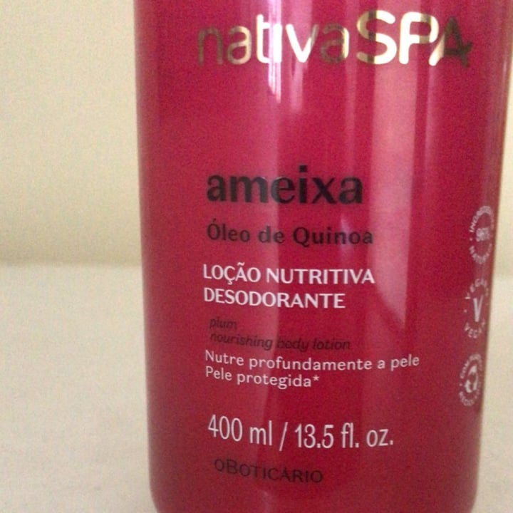 review photo of O Boticário hidratante Ameixa Negra shared by @laurinina on 26 Nov 2022 - review
