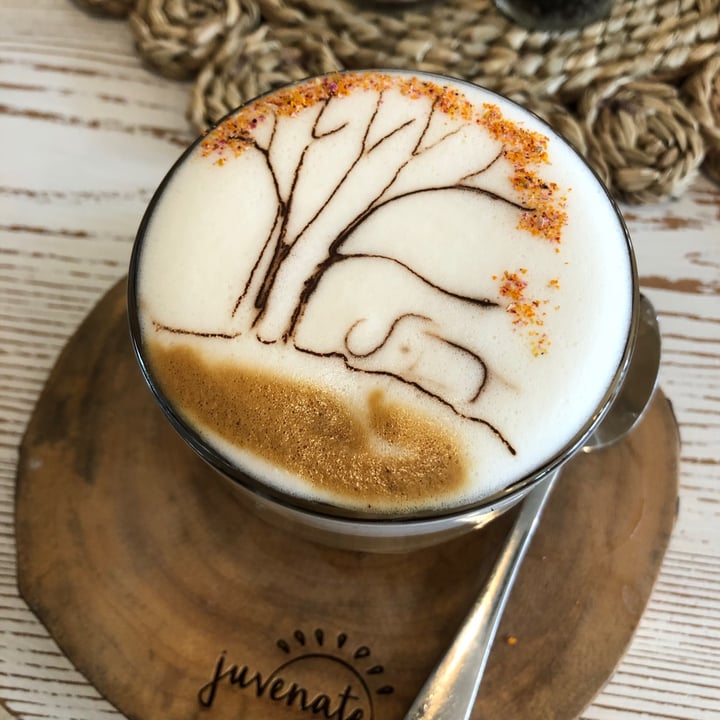 photo of Juvenate Conscious Eatery Cappucino shared by @veggieanimal on  21 Aug 2021 - review