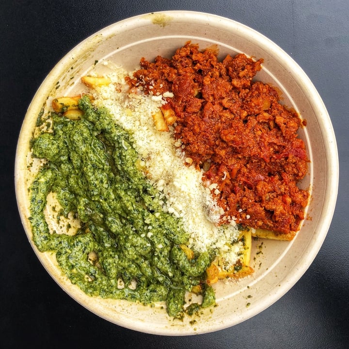 photo of Picky Wops Brick Lane Tricolore shared by @thelondonvegan on  31 Aug 2020 - review