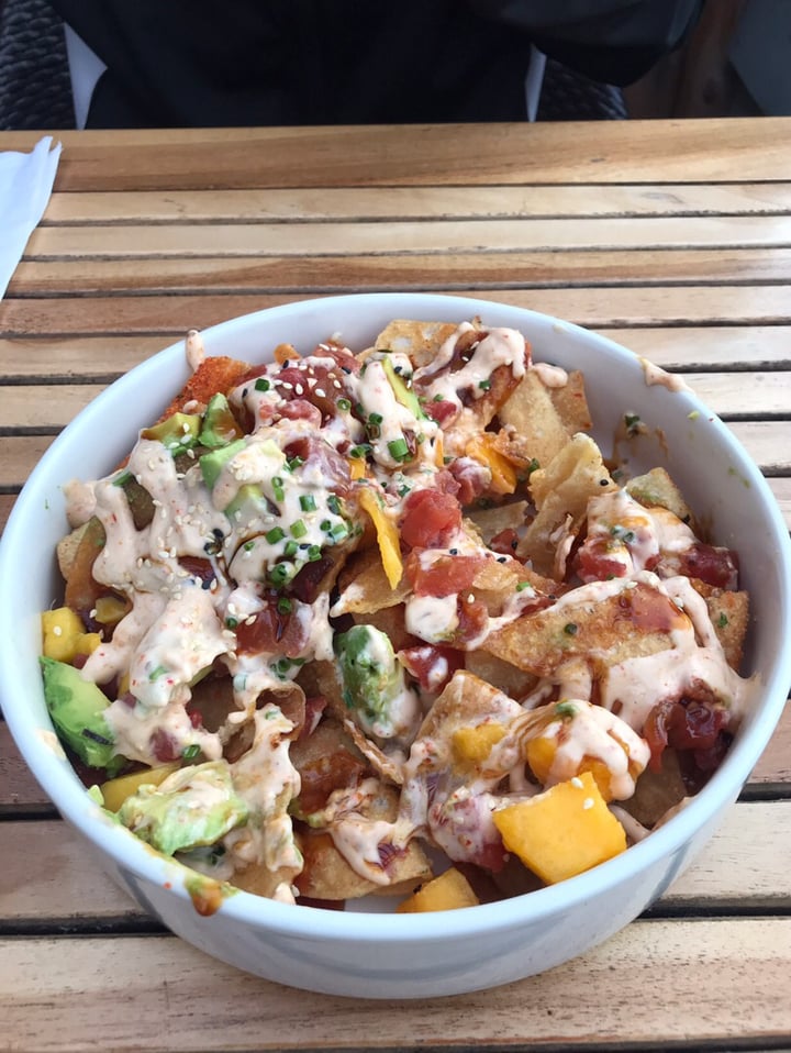 review photo of Salty's Beach House Vegan Tuna Nachos shared by @cho on 11 Sep 2019 - review