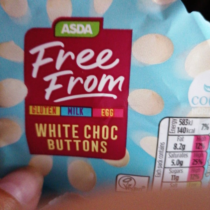 photo of ASDA White choc buttons shared by @melgibs on  26 Jun 2021 - review