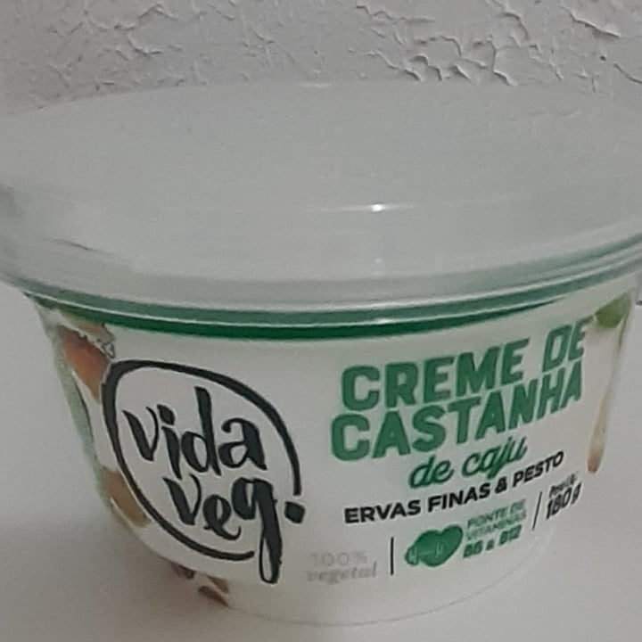 photo of Vida Veg CREME DE CASTANHA DE CAJU shared by @alineara on  16 Jun 2022 - review