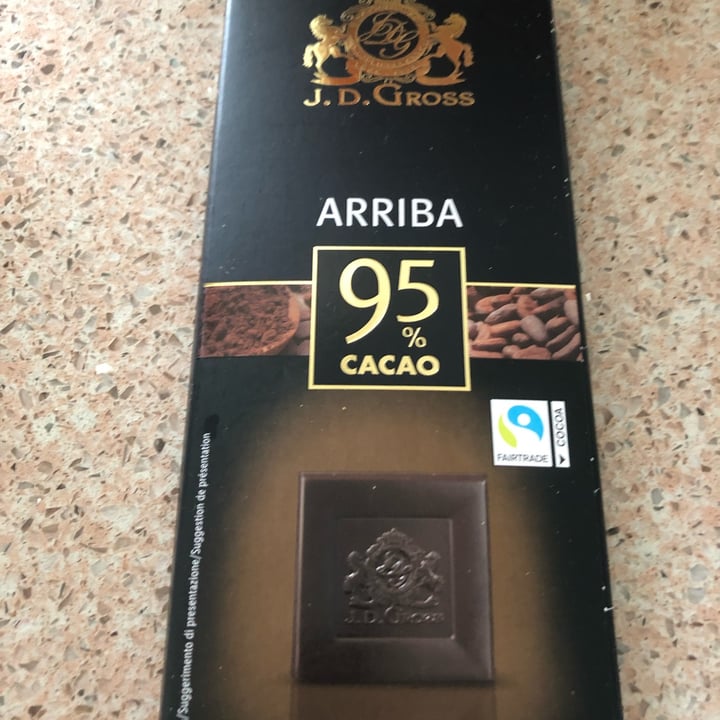 photo of J. D. Gross Arriba Dark Chocolate - 95% Cacao shared by @loref11 on  21 Apr 2022 - review