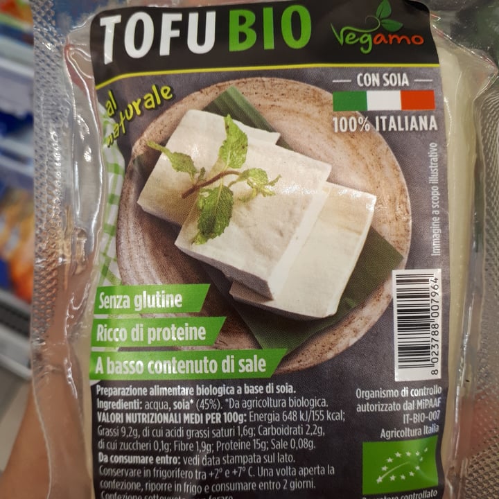 photo of Vegamo Tofu bio al naturale shared by @lorycup on  24 Nov 2021 - review