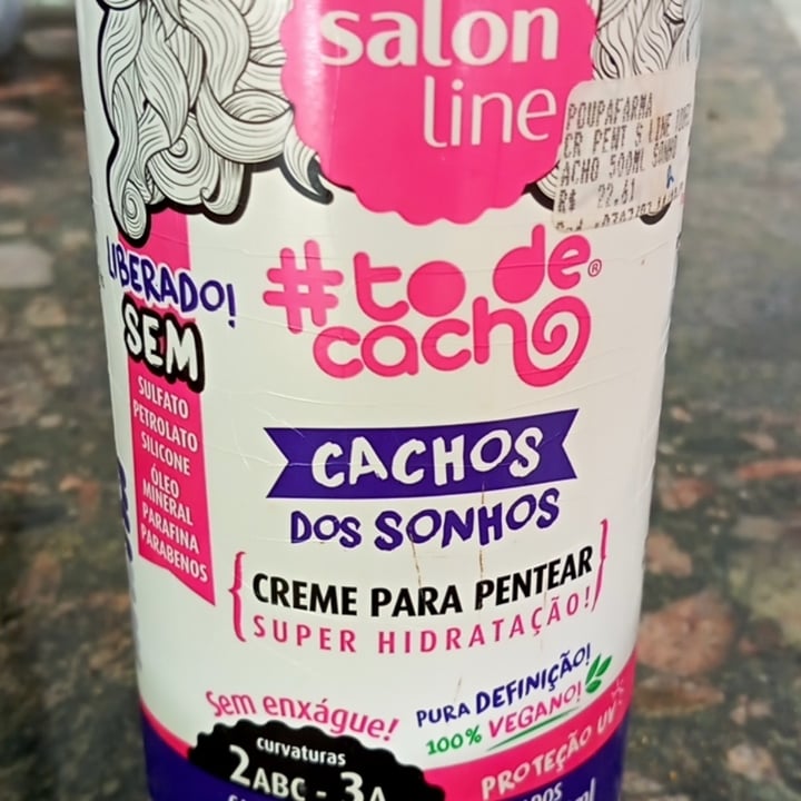 photo of Salon line #to de cacho - cacho dos sonhos - creme para pentear shared by @tgargur on  24 Jun 2022 - review