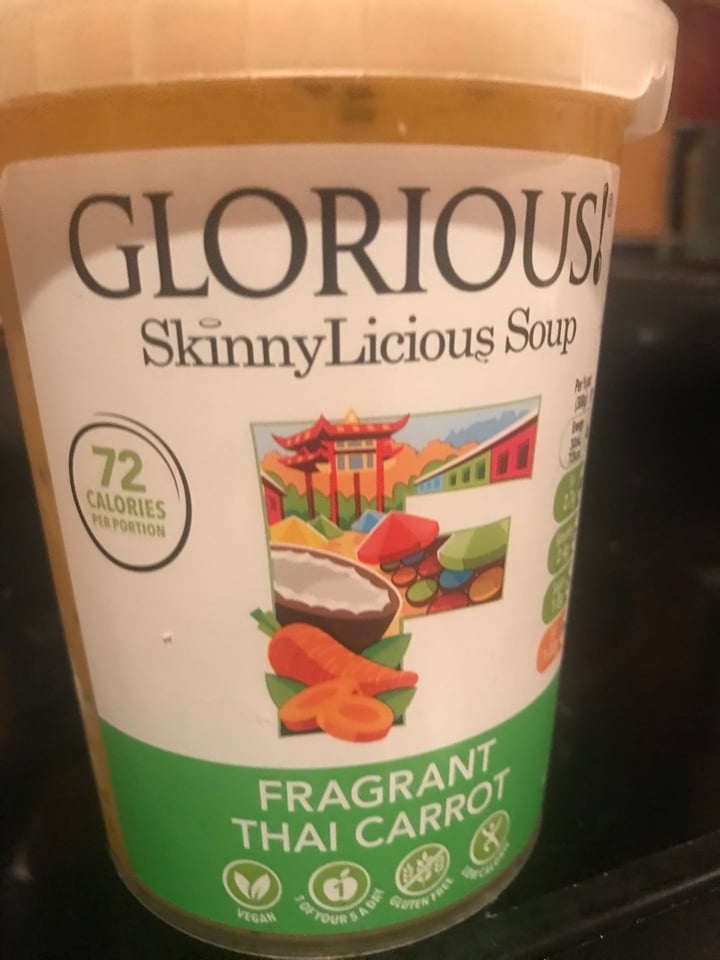 review photo of Glorious! Soup Skinnylicious Thai carrot soup shared by @vixen on 09 Mar 2020 - review