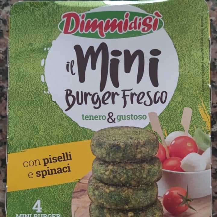 photo of Dimmidisi Mini Burger Fresco Piselli e Spinaci shared by @kostas31381 on  28 Mar 2022 - review
