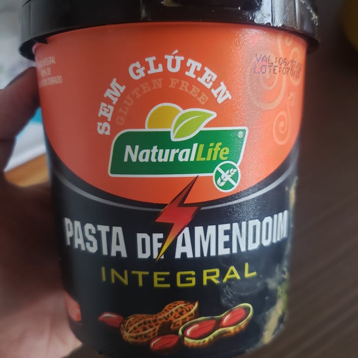 photo of NaturalLife Pasta de amendoim integral shared by @alessandraoliveira on  18 Oct 2021 - review