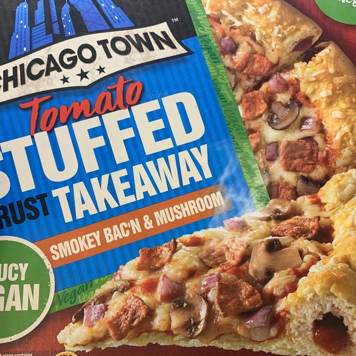photo of Chicago Town Tomato stuffed crust Smokey bac’n & mushroom shared by @beccaboo on  30 Jun 2021 - review