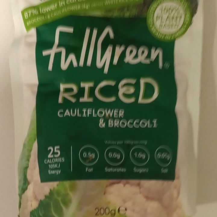 photo of Fullgreen Riced Broccoli & Cauliflower shared by @aoifemcveigh on  23 Dec 2021 - review