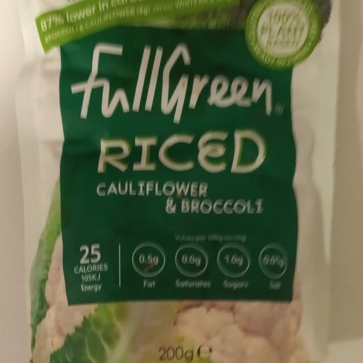 review photo of Fullgreen Riced Broccoli & Cauliflower shared by @aoifemcveigh on 23 Dec 2021 - review