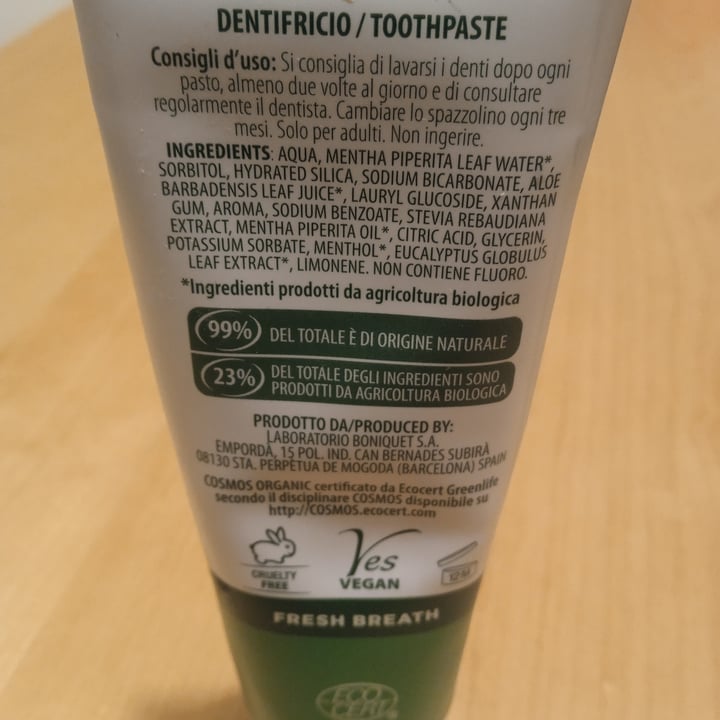 photo of Biolis Nature Dentifricio Alito Fresco shared by @ricky77 on  20 Jul 2021 - review