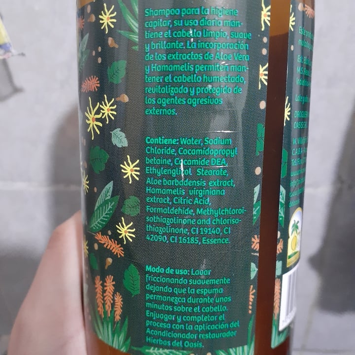review photo of Hierbas del Oasis Shampoo para Cabellos Normales shared by @xmarisx on 24 Apr 2022 - review