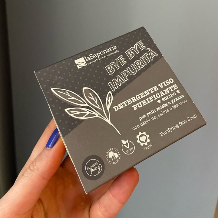 review photo of La Saponaria Bye Bye Impurità! - detergente viso purificante solido shared by @giorgiaclem on 10 May 2022 - review