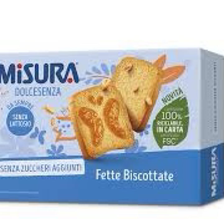 photo of Misura Fette biscottate dolce senza Zuccheri Aggiunti shared by @ugidenitto on  16 Jun 2022 - review