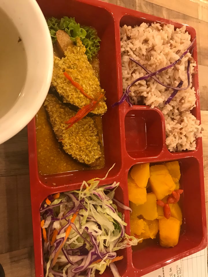 photo of Nature Cafe Veg cod fish bento set shared by @pal on  29 Mar 2018 - review