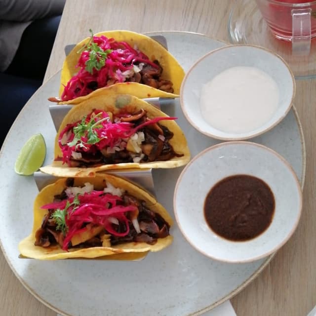 Foto do prato “Tacos Veganos”