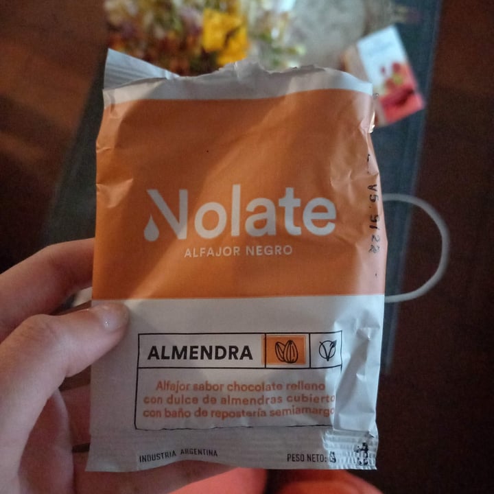 photo of Nolate Alfajor Negro De Almendras shared by @asenoyam on  10 Sep 2022 - review