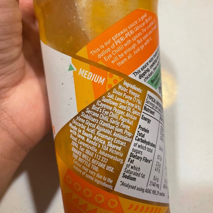 photo of Nando's Peri Peri Sauce - Medium shared by @pravika on  28 Sep 2021 - review