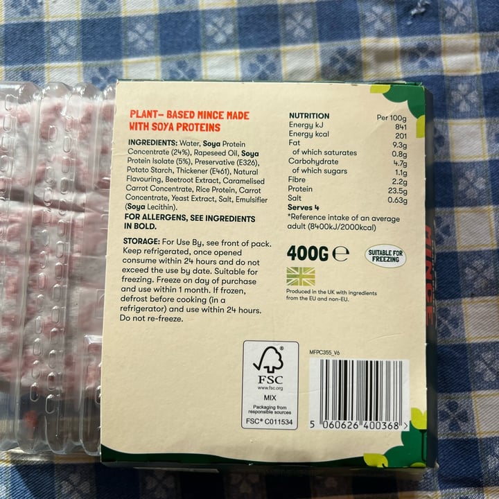 photo of Meatless Farm Meat Free Mince shared by @fraulicia on  23 Feb 2022 - review
