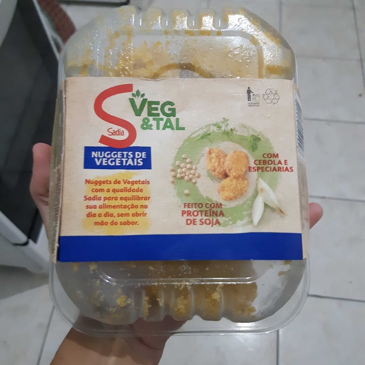 review photo of Sadia Nuggets de Vegetais shared by @brunabsaldanha on 30 Apr 2022 - review