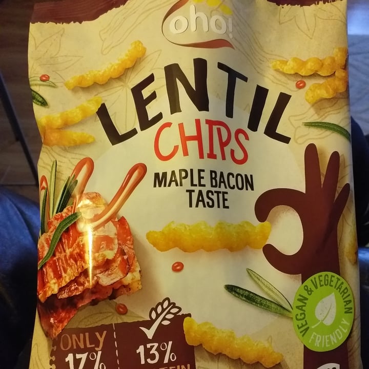 photo of Oho! Lentil Chips Maple Bacon Taste  shared by @glitterball84 on  03 Jan 2022 - review