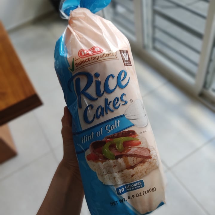 photo of H-E-B Rice Cake Natural shared by @monicapmm on  10 Nov 2020 - review