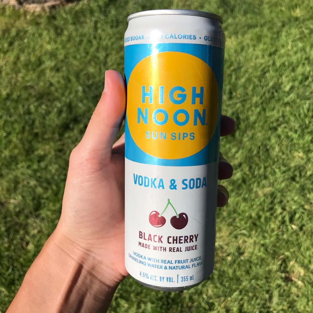 Black Cherry Vodka & Soda from High Noon - Vegan Product Reviews ...